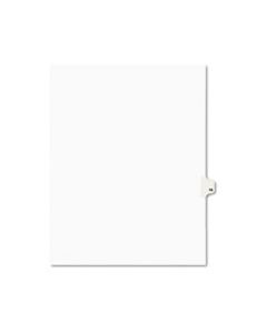 AVE01016 PREPRINTED LEGAL EXHIBIT SIDE TAB INDEX DIVIDERS, AVERY STYLE, 10-TAB, 16, 11 X 8.5, WHITE, 25/PACK