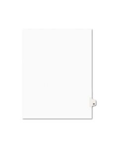 AVE01022 PREPRINTED LEGAL EXHIBIT SIDE TAB INDEX DIVIDERS, AVERY STYLE, 10-TAB, 22, 11 X 8.5, WHITE, 25/PACK