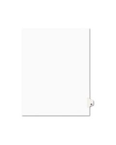 AVE01023 PREPRINTED LEGAL EXHIBIT SIDE TAB INDEX DIVIDERS, AVERY STYLE, 10-TAB, 23, 11 X 8.5, WHITE, 25/PACK