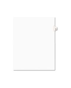 AVE01030 PREPRINTED LEGAL EXHIBIT SIDE TAB INDEX DIVIDERS, AVERY STYLE, 10-TAB, 30, 11 X 8.5, WHITE, 25/PACK