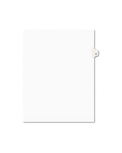 AVE01031 PREPRINTED LEGAL EXHIBIT SIDE TAB INDEX DIVIDERS, AVERY STYLE, 10-TAB, 31, 11 X 8.5, WHITE, 25/PACK