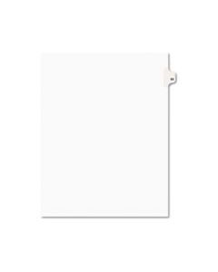 AVE01053 PREPRINTED LEGAL EXHIBIT SIDE TAB INDEX DIVIDERS, AVERY STYLE, 10-TAB, 53, 11 X 8.5, WHITE, 25/PACK