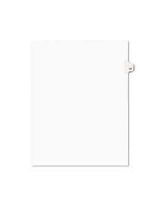 AVE01055 PREPRINTED LEGAL EXHIBIT SIDE TAB INDEX DIVIDERS, AVERY STYLE, 10-TAB, 55, 11 X 8.5, WHITE, 25/PACK