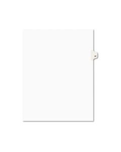 AVE01057 PREPRINTED LEGAL EXHIBIT SIDE TAB INDEX DIVIDERS, AVERY STYLE, 10-TAB, 57, 11 X 8.5, WHITE, 25/PACK