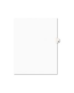 AVE01060 PREPRINTED LEGAL EXHIBIT SIDE TAB INDEX DIVIDERS, AVERY STYLE, 10-TAB, 60, 11 X 8.5, WHITE, 25/PACK