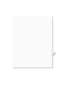 AVE01069 PREPRINTED LEGAL EXHIBIT SIDE TAB INDEX DIVIDERS, AVERY STYLE, 10-TAB, 69, 11 X 8.5, WHITE, 25/PACK