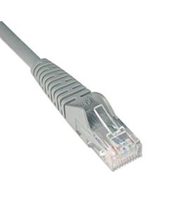 TRPN201001GY CAT6 GIGABIT SNAGLESS MOLDED PATCH CABLE, RJ45 (M/M), 1 FT., GRAY