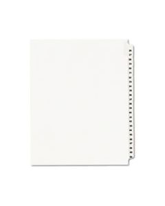 AVE01331 PREPRINTED LEGAL EXHIBIT SIDE TAB INDEX DIVIDERS, AVERY STYLE, 25-TAB, 26 TO 50, 11 X 8.5, WHITE, 1 SET