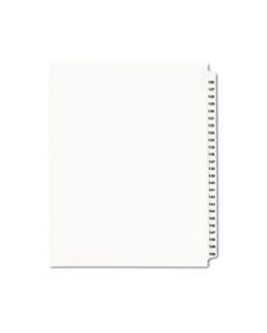 AVE01335 PREPRINTED LEGAL EXHIBIT SIDE TAB INDEX DIVIDERS, AVERY STYLE, 25-TAB, 126 TO 150, 11 X 8.5, WHITE, 1 SET