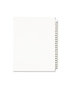 AVE01341 PREPRINTED LEGAL EXHIBIT SIDE TAB INDEX DIVIDERS, AVERY STYLE, 25-TAB, 276 TO 300, 11 X 8.5, WHITE, 1 SET