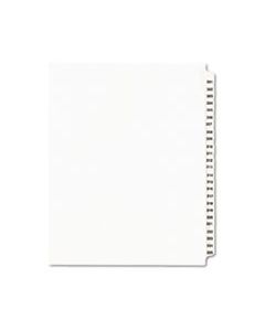 AVE01342 PREPRINTED LEGAL EXHIBIT SIDE TAB INDEX DIVIDERS, AVERY STYLE, 25-TAB, 301 TO 325, 11 X 8.5, WHITE, 1 SET