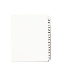 AVE01344 PREPRINTED LEGAL EXHIBIT SIDE TAB INDEX DIVIDERS, AVERY STYLE, 25-TAB, 351 TO 375, 11 X 8.5, WHITE, 1 SET