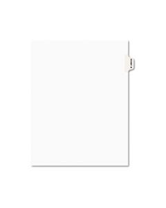AVE01372 AVERY-STYLE PREPRINTED LEGAL SIDE TAB DIVIDER, EXHIBIT B, LETTER, WHITE, 25/PACK