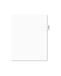 AVE01373 AVERY-STYLE PREPRINTED LEGAL SIDE TAB DIVIDER, EXHIBIT C, LETTER, WHITE, 25/PACK