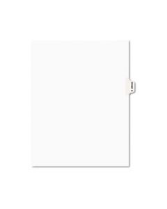 AVE01374 AVERY-STYLE PREPRINTED LEGAL SIDE TAB DIVIDER, EXHIBIT D, LETTER, WHITE, 25/PACK