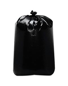 TRNML3858X LOW-DENSITY CAN LINERS, 60 GAL, 22" X 58", BLACK, 100/CARTON