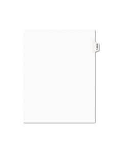 AVE01382 AVERY-STYLE PREPRINTED LEGAL SIDE TAB DIVIDER, EXHIBIT L, LETTER, WHITE, 25/PACK