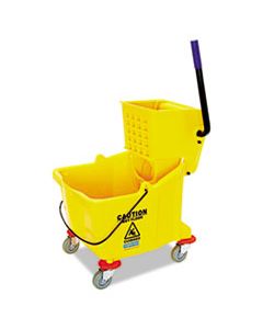 CFS3690404 SIDE-PRESS BUCKET/WRINGER COMBO, 8.75 GAL, YELLOW