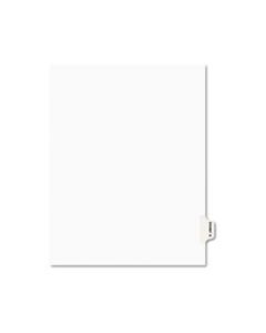 AVE01389 AVERY-STYLE PREPRINTED LEGAL SIDE TAB DIVIDER, EXHIBIT S, LETTER, WHITE, 25/PACK