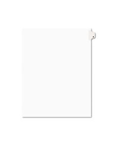 AVE01401 PREPRINTED LEGAL EXHIBIT SIDE TAB INDEX DIVIDERS, AVERY STYLE, 26-TAB, A, 11 X 8.5, WHITE, 25/PACK