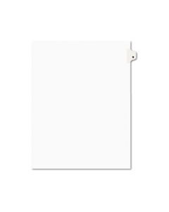 AVE01402 PREPRINTED LEGAL EXHIBIT SIDE TAB INDEX DIVIDERS, AVERY STYLE, 26-TAB, B, 11 X 8.5, WHITE, 25/PACK