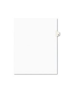 AVE01407 PREPRINTED LEGAL EXHIBIT SIDE TAB INDEX DIVIDERS, AVERY STYLE, 26-TAB, G, 11 X 8.5, WHITE, 25/PACK