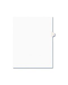 AVE01409 PREPRINTED LEGAL EXHIBIT SIDE TAB INDEX DIVIDERS, AVERY STYLE, 26-TAB, I, 11 X 8.5, WHITE, 25/PACK