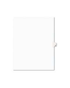 AVE01414 PREPRINTED LEGAL EXHIBIT SIDE TAB INDEX DIVIDERS, AVERY STYLE, 26-TAB, N, 11 X 8.5, WHITE, 25/PACK