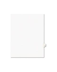 AVE01420 PREPRINTED LEGAL EXHIBIT SIDE TAB INDEX DIVIDERS, AVERY STYLE, 26-TAB, T, 11 X 8.5, WHITE, 25/PACK