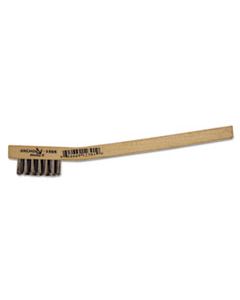 ANR15SS UTILITY BRUSH, STAINLESS STEEL, WOOD HANDLE, HAND TIED