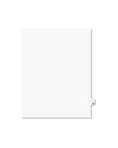 AVE01423 PREPRINTED LEGAL EXHIBIT SIDE TAB INDEX DIVIDERS, AVERY STYLE, 26-TAB, W, 11 X 8.5, WHITE, 25/PACK