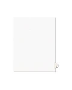 AVE01425 PREPRINTED LEGAL EXHIBIT SIDE TAB INDEX DIVIDERS, AVERY STYLE, 26-TAB, Y, 11 X 8.5, WHITE, 25/PACK