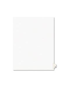 AVE01426 PREPRINTED LEGAL EXHIBIT SIDE TAB INDEX DIVIDERS, AVERY STYLE, 26-TAB, Z, 11 X 8.5, WHITE, 25/PACK