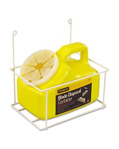 BOS11081 BLADE DISPOSAL CONTAINER WITH WIRE RACK, 11-081, 2 QT, YELLOW