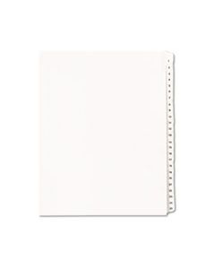 AVE01701 PREPRINTED LEGAL EXHIBIT SIDE TAB INDEX DIVIDERS, ALLSTATE STYLE, 25-TAB, 1 TO 25, 11 X 8.5, WHITE, 1 SET