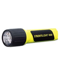 LGT68202 PROPOLYMER LED FLASHLIGHT, 4 AA BATTERIES (INCLUDED), YELLOW/BLACK