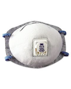 MMM8576 N95 PARTICULATE RESPIRATOR, HALF FACEPIECE, OIL RESISTANT, FIXED STRAP