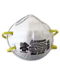 MMM8110S N95 PARTICULATE RESPIRATOR, HALF FACEPIECE, SMALL, FIXED STRAP