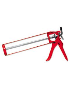 RDL3986 SKELETON-FRAME CAULKING GUN, PISTOL-GRIP, 12OZ, RED