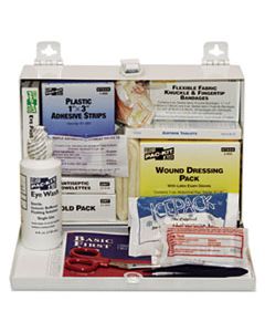 PKT6100 25-PERSON STEEL FIRST-AID KIT, W/EYEWASH