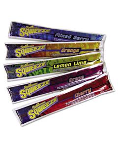 SQW159200201 SQWEEZE FREEZE POPS, ASSORTED FLAVORS, 3OZ PACKETS, 150/CARTON