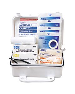 PKT6060 ANSI #10 WEATHERPROOF FIRST AID KIT, 57-PIECES, PLASTIC CASE