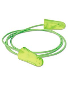 MLX6622 GOIN' GREEN FOAM EARPLUGS, CORDED, GREEN, NRR 33