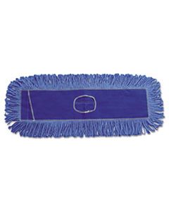 BWK1118 MOP HEAD, DUST, LOOPED-END, COTTON/SYNTHETIC FIBERS, 18 X 5, BLUE