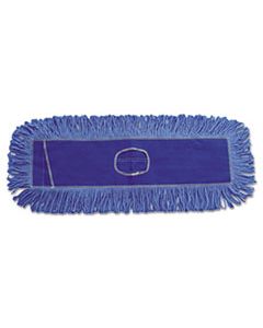 BWK1118 MOP HEAD, DUST, LOOPED-END, COTTON/SYNTHETIC FIBERS, 18 X 5, BLUE