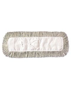 BWK1018 MOP HEAD, DUST, COTTON, 18 X 3, WHITE