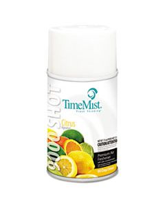 TMS1042649 9000 SHOT METERED AIR FRESHENERS REFILL, CITRUS, 7.5 OZ AEROSOL, 4/CARTON