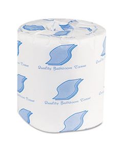 GEN700 BATH TISSUE, WRAPPED, SEPTIC SAFE, 2-PLY, WHITE, 420 SHEETS/ROLL, 96 ROLLS/CARTON