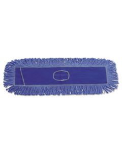 BWK1136 DUST MOP HEAD, COTTON/SYNTHETIC BLEND, 36 X 5, LOOPED-END, BLUE