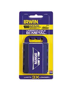 IRW2084400 UTILITY KNIFE BI-METAL TRADITIONAL REPLACEMENT BLADES, 100 DISPENSER